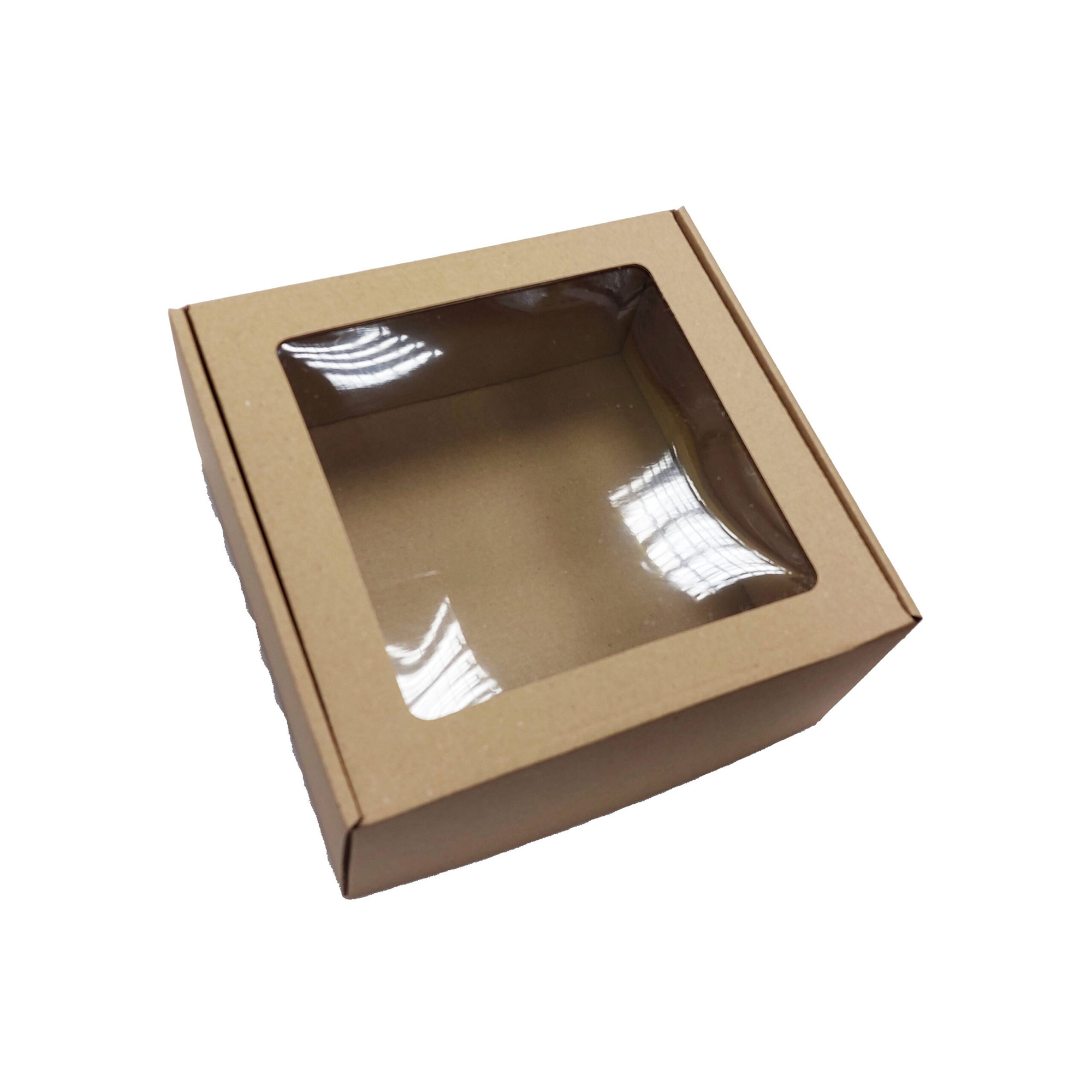 Kutije s prozirnim poklopcem - SMEĐA - 180x180x90